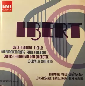 Couverture du produit · Diverstissement - Escales - Symphonie Marine - Flute Concerto - Quatre Chansons De Don Quichotte - Louisville Concerto