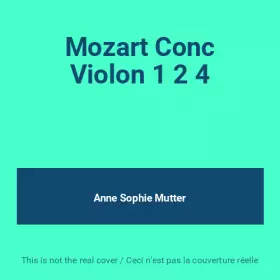 Couverture du produit · Mozart Conc Violon 1 2 4