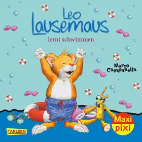 Couverture du produit · Maxi Pixi 255: Leo Lausemaus lernt schwimmen (255)