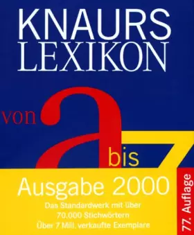 Couverture du produit · Knaurs Lexikon Von A Bis Z