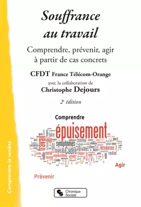 Couverture du produit · Souffrance au travail: Comprendre, prévenir, agir à partir de cas concrets