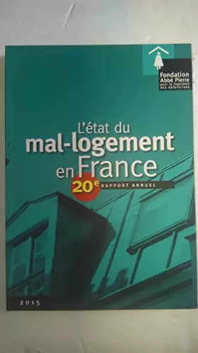 Couverture du produit · l'état du mal logement en France 2015