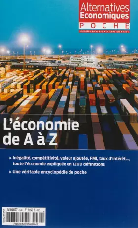 Couverture du produit · Alternatives Economiques - Hors-série poche - numéro 64 L'économie de A à Z - Octobre 2013