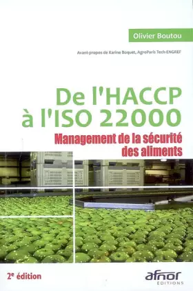 Couverture du produit · De l'HACCP à l'ISO 22000 : Management de la sécurité des aliments