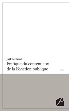 Couverture du produit · Pratique du contentieux de la Fonction publique