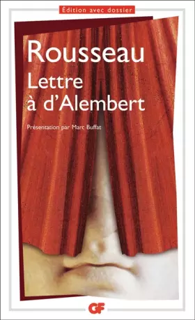 Couverture du produit · Lettre à d'Alembert