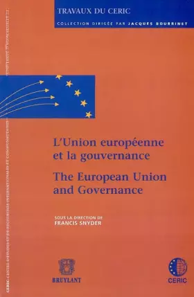 Couverture du produit · L'Union européenne et la Gouvernance (édition bilingue Français-Anglais)