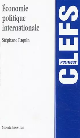 Couverture du produit · Economie politique internationale
