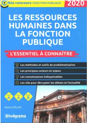 Couverture du produit · Les ressources humaines dans la fonction publique : L'essentiel à connaître