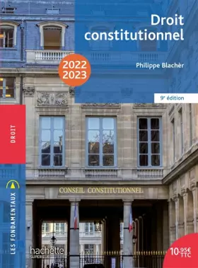Couverture du produit · Fondamentaux - Droit constitutionnel 2022-2023