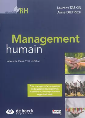 Couverture du produit · Management humain
