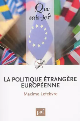Couverture du produit · La politique étrangère européenne