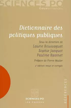 Couverture du produit · Dictionnaire des politiques publiques