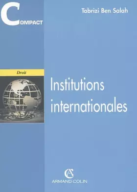 Couverture du produit · Institutions internationales