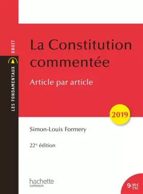 Couverture du produit · La Constitution commentée 2019