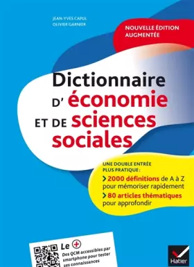 Couverture du produit · Dictionnaire d'économie et de sciences sociales
