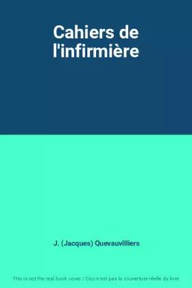 Couverture du produit · Cahiers de l'infirmière
