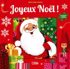 Couverture du produit · Mon livre puzzle 9 pièces: Joyeux Noël ! - Dès 2 ans