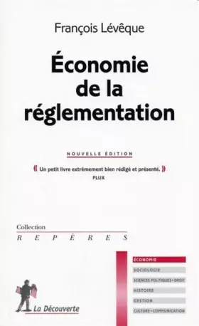 Couverture du produit · Economie de la réglementation
