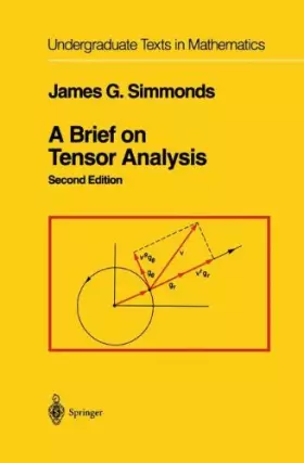 Couverture du produit · A Brief on Tensor Analysis