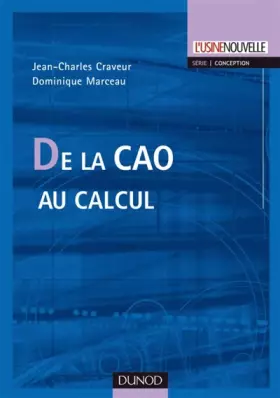 Couverture du produit · De la CAO au calcul