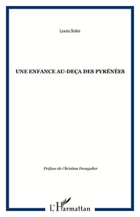 Couverture du produit · Une enfabce au-deca des pyrenees