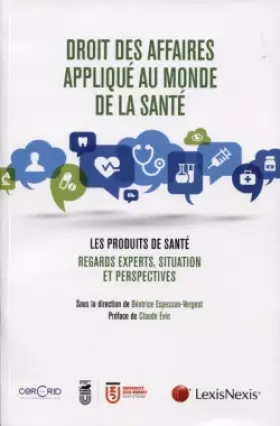 Couverture du produit · droit des affaires applique aux industries de sante