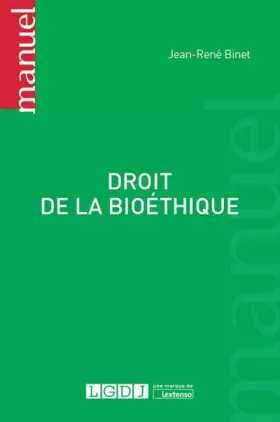 Couverture du produit · DROIT DE LA BIOETHIQUE