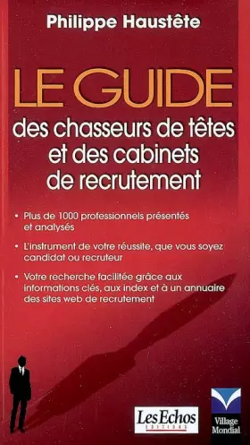 Couverture du produit · Le guide des chasseurs de têtes et des cabinets de recrutement
