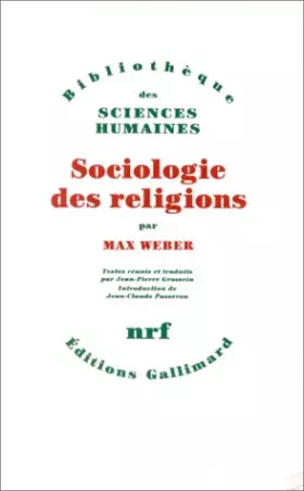 Couverture du produit · Sociologie des religions