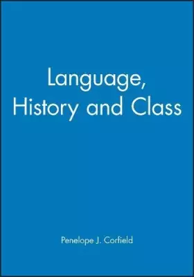 Couverture du produit · Language, History and Class