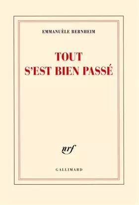 Couverture du produit · Tout s'est bien passé