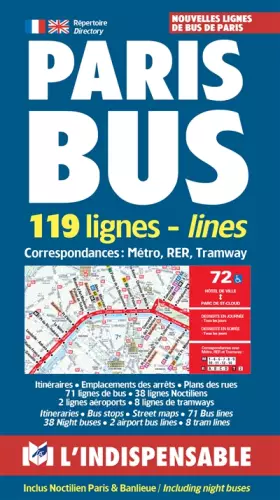 Couverture du produit · Paris bus T11: 119 lignes
