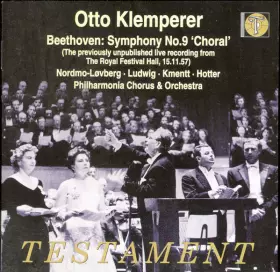 Couverture du produit · Symphony No.9 'Choral' (The Previously Unpublished Live Recording From The Royal Festival Hall, 15.11.57)