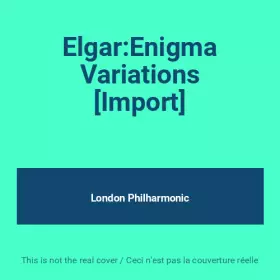 Couverture du produit · Elgar:Enigma Variations [Import]