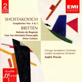 Couverture du produit · Symphonies 4 & 5 / Sinfonia Da Requiem / Four Sea Interludes / Passacaglia (Peter Grimes)