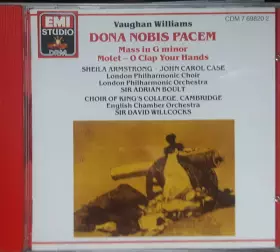 Couverture du produit · Dona Nobis Pacem / Mass In G Minor / Motet - O Clap Your Hands