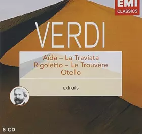Couverture du produit · Verdi : 5 Opéras (Extraits) : Aïda / La Traviata / Rigoletto / Le Trouvère / Otello (Coffret 5 CD)