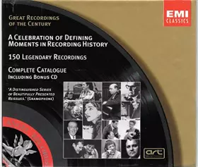 Couverture du produit · Great Recordings of the Century: Complete Catalogue and Bonus CD