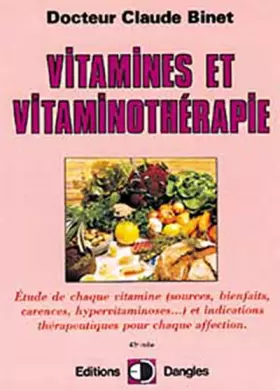 Couverture du produit · Vitamines et vitaminothérapie