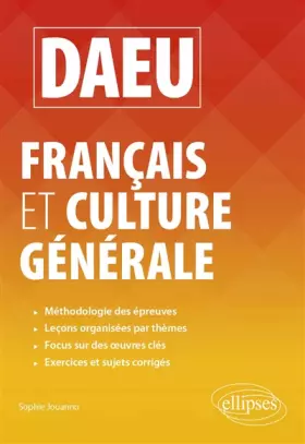 Couverture du produit · DAEU Français et Culture générale