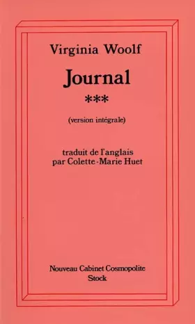 Couverture du produit · Journal. Tome 3