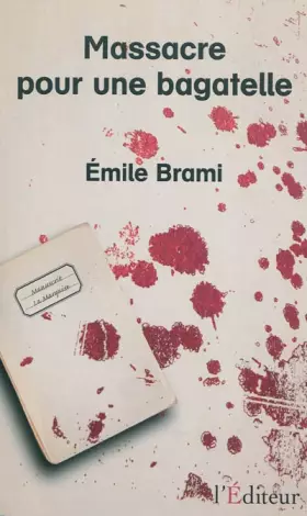 Couverture du produit · Massacre pour une Bagatelle