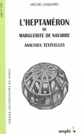 Couverture du produit · L'Heptaméron de Marguerite de Navarre: Analyses textuelles