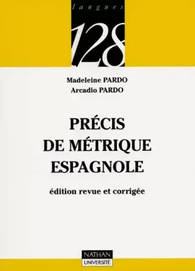 Couverture du produit · Précis de métrique espagnole