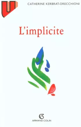 Couverture du produit · L'implicite