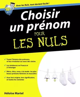 Couverture du produit · Choisir un prénom Pour les Nuls