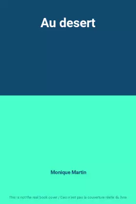 Couverture du produit · Au desert