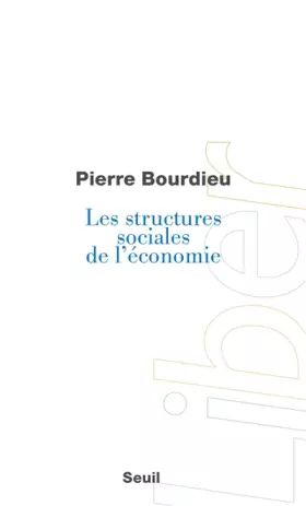 Couverture du produit · Les Structures sociales de l'économie