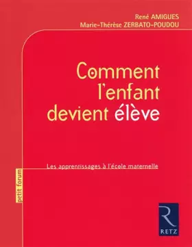 Couverture du produit · Comment l'enfant devient élève